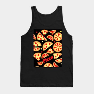 Cute Pizza Pattern Tank Top